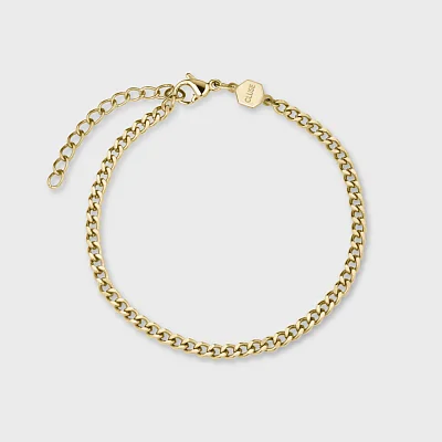 Cluse La Tetragone Gold PVD White Dial Bracelet Set CG10327