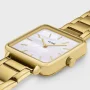  Zdjęcie 4 Cluse La Tetragone Gold PVD White Dial Bracelet Set CG10327