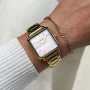  Zdjęcie 2 Cluse La Tetragone Gold PVD White Dial Bracelet Set CG10327