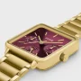  Zdjęcie 4 Cluse La Tetragone Multifunction Dark Cherry Dial and Bead Bracelet Set CG13801