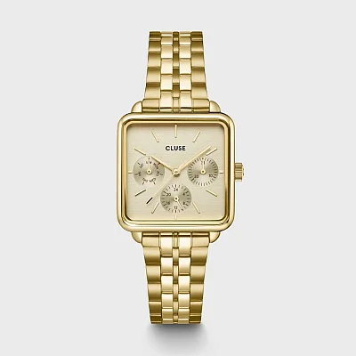 Cluse La Tetragone Multifunction Full Gold Jubilee Bracelet CW13801