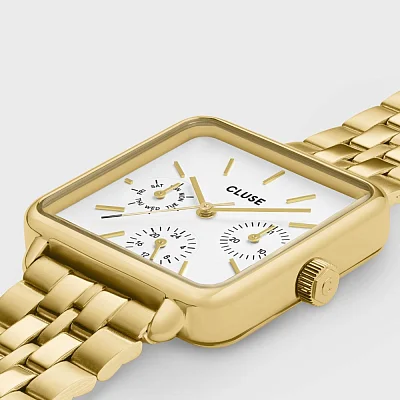 Cluse La Tetragone Multifunction Gold Bracelet CW13804