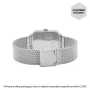  Zdjęcie 5 Cluse La Tetragone Silver Mesh CW0101207003