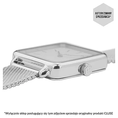 Cluse La Tetragone Silver Mesh CW0101207003
