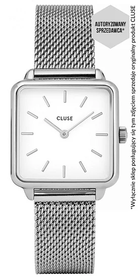 Cluse La Tetragone Silver Mesh CW0101207003