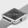  Zdjęcie 2 Cluse La Tetragone Silver Mesh Dark Grey CW10307