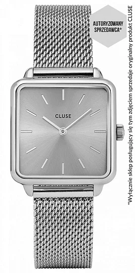 Cluse La Tetragone Silver Mesh Full Silver CW0101207007