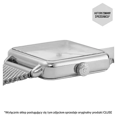 Cluse La Tetragone Silver Mesh Full Silver CW0101207007