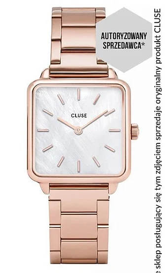 Cluse La Tetragone Three Link Rose Gold White Pearl CL60027S