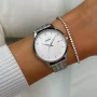  Zdjęcie 2 Cluse Minuit Date Silver Bracelet White Dial CW14303