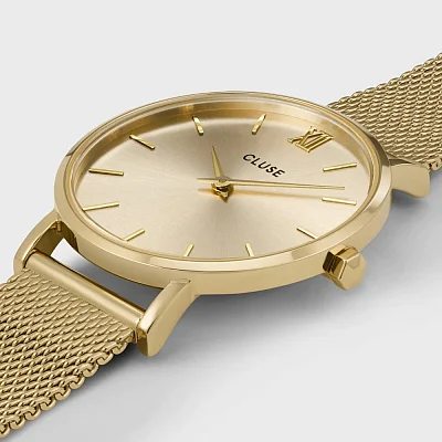 Cluse Minuit Mesh Full Gold CW10208