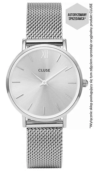Cluse Minuit Mesh Full Silver CW0101203011