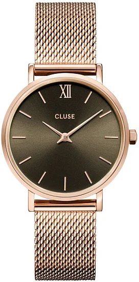 Cluse Minuit Mesh Gold Brown CW10207