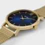  Zdjęcie 2 Cluse Minuit Mesh Gold Deep Blue CW10202