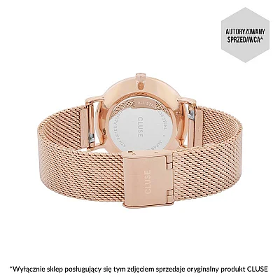 Cluse Minuit Mesh Rose Gold Black CW0101203003