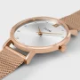  Zdjęcie 2 Cluse Minuit Mesh Rose Gold Silver Dial Crystals CW10205