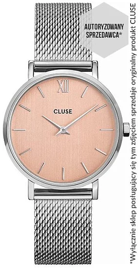 Cluse Minuit Mesh Silver Green CW0101203029