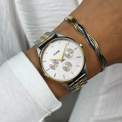 Cluse Minuit Multifunction Bicolor Bracelet CW10704