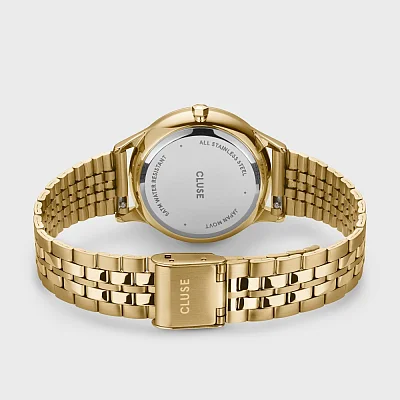 Cluse Minuit Multifunction Gold Bracelet Black Dial CW10707
