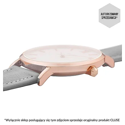 Cluse Minuit Rose Gold White Grey CW0101203010