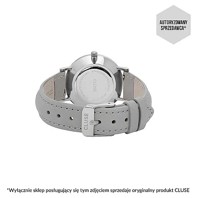 Cluse Minuit Silver White Grey CL30006