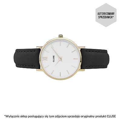 Cluse Minuit Yellow Gold White Black CL30019