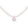 Zdjęcie 2 Cluse Naszyjnik Essentielle Rose Gold Marble Hexagon Pendant CLJ20008