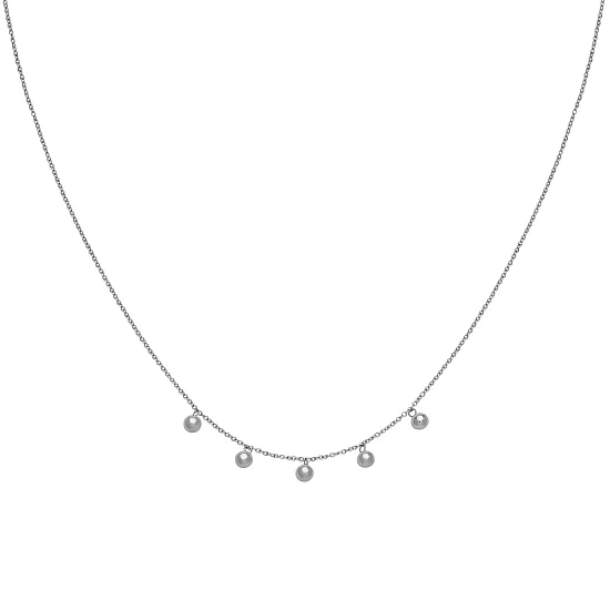 Cluse Naszyjnik Essentielle Silver Orbs CLJ22006