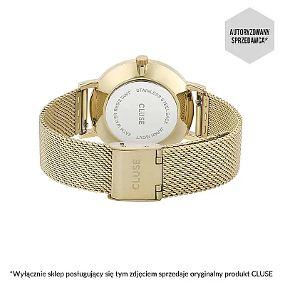 Cluse Pavane Mesh Gold Stones CL18302