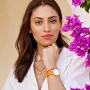  Zdjęcie 6 Cluse Pavane Petite Gold Orange Silicon CW11402