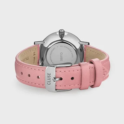 Cluse Pavane Petite Silver Pink Leather CW11404