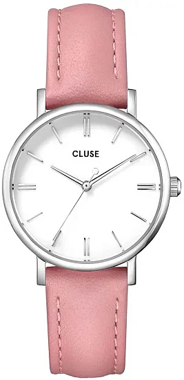 Cluse Pavane Petite Silver Pink Leather CW11404