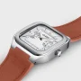  Zdjęcie 3 Cluse Quadrus Day-Date White Dial Leather Strap CW26208