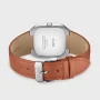  Zdjęcie 4 Cluse Quadrus Day-Date White Dial Leather Strap CW26208