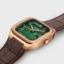  Zdjęcie 3 Cluse Quadrus Multifunction Day-Date Brown Leather Green Dial Rose Gold PVD CW26205