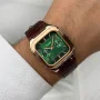  Zdjęcie 2 Cluse Quadrus Multifunction Day-Date Brown Leather Green Dial Rose Gold PVD CW26205
