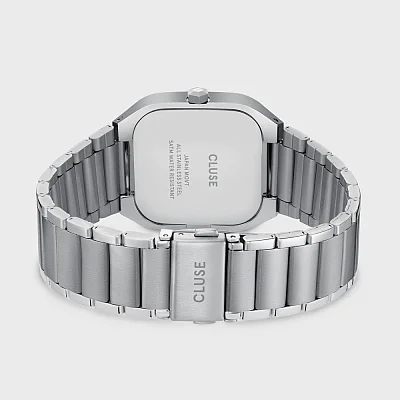 Cluse Quadrus Multifunction Day-Date Steel Bracelet Green Dial CW26202