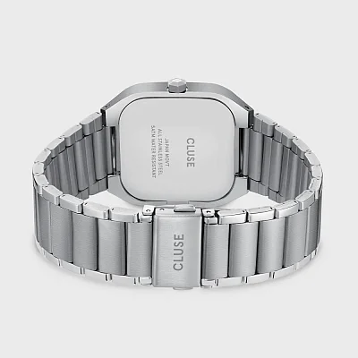 Cluse Quadrus Steel Bracelet Green Dial CW25702
