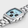  Zdjęcie 4 Cluse Quartaut Silver Bracelet Blue and Black Dial Chronograph CW52005