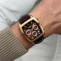  Zdjęcie 2 Cluse Quartaut Silver Leather Rose Gold Dial Chronograph CW52006