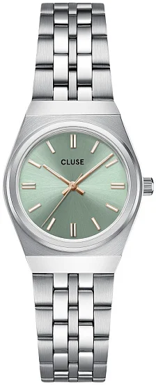 Cluse Retro 70's Silver Bracelet Sage Dial CW16301