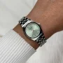  Zdjęcie 2 Cluse Retro 70's Silver Bracelet Sage Dial CW16301