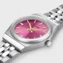 Zdjęcie 3 Cluse Retro 70's Silver Bracelet Fuchsia Dial CW16303