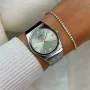  Zdjęcie 2 Cluse Retro 70's Silver Bracelet Green Dial CW35103