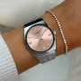  Zdjęcie 2 Cluse Retro 70's Silver Bracelet Pink Dial CW35101