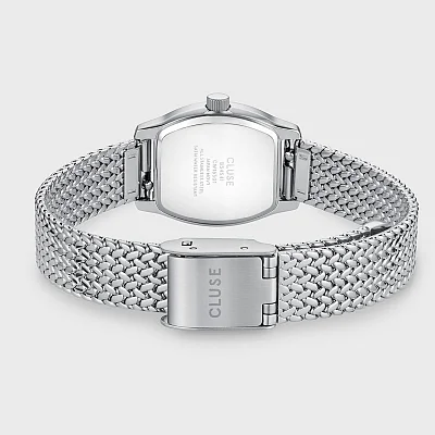 Cluse Tonnette Mini White Dial Silver Mesh CW16502