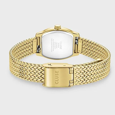 Cluse Tonnette Mini White Dial Yellow Gold Mesh CW16501
