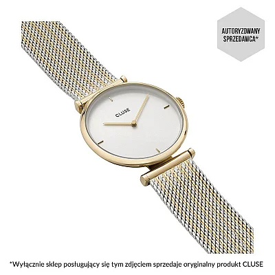 Cluse Triomphe Gold Bicolour Mesh CW0101208002