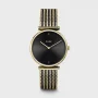  Zdjęcie 4 Cluse Triomphe Gold Bicolour Mesh & Black Strap Set CG10404