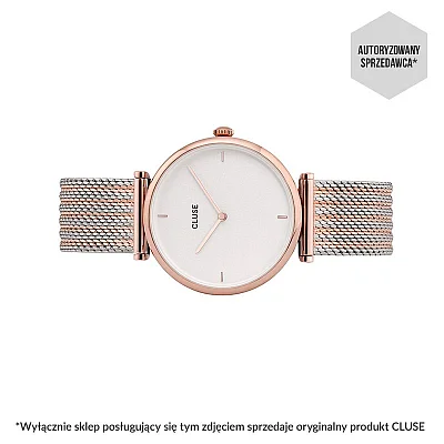 Cluse Triomphe Rose Gold Bicolour Mesh CW0101208001